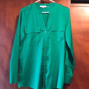 Kelly Green Calvin Klein shirt